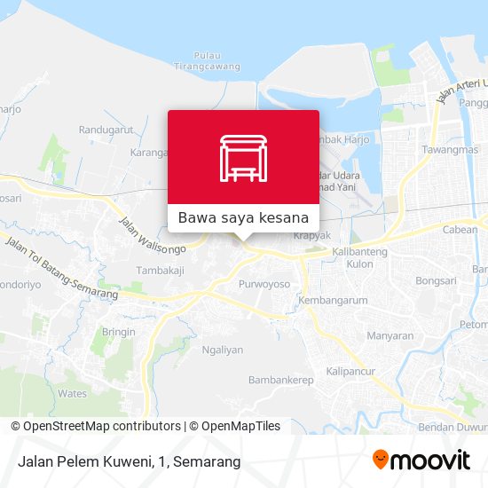 Peta Jalan Pelem Kuweni, 1