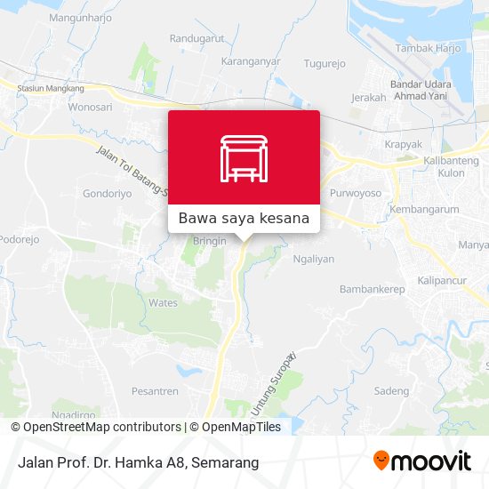 Peta Jalan Prof. Dr. Hamka A8