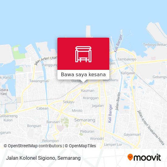 Peta Jalan Kolonel Sigiono