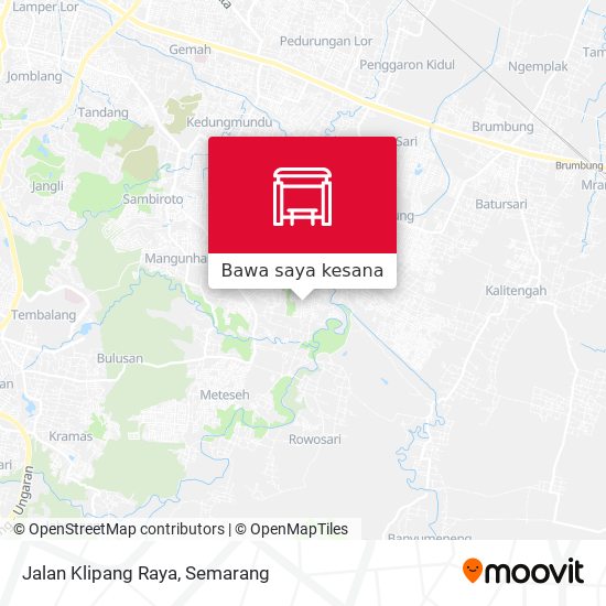 Peta Jalan Klipang Raya