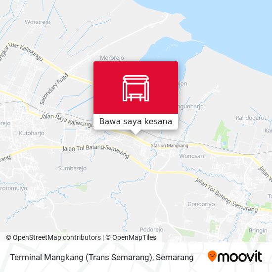 Peta Terminal Mangkang (Trans Semarang)