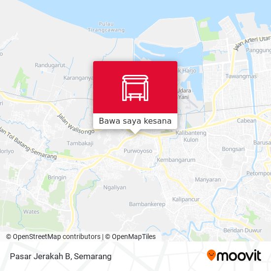 Peta Pasar Jerakah B