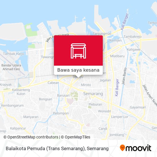 Peta Balaikota Pemuda (Trans Semarang)
