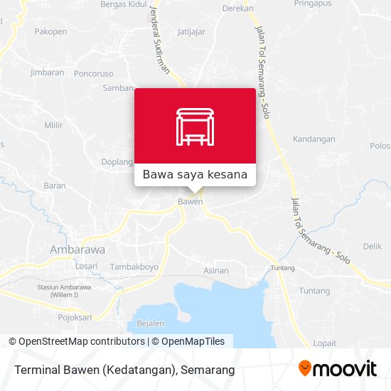 Peta Terminal Bawen (Kedatangan)