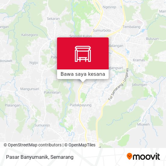 Peta Pasar Banyumanik