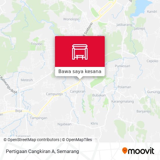 Peta Pertigaan Cangkiran A