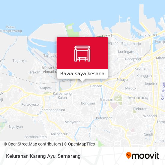 Peta Kelurahan Karang Ayu