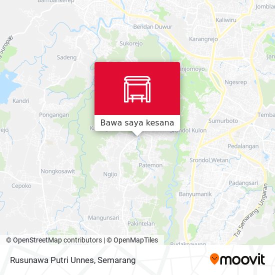 Peta Rusunawa Putri Unnes