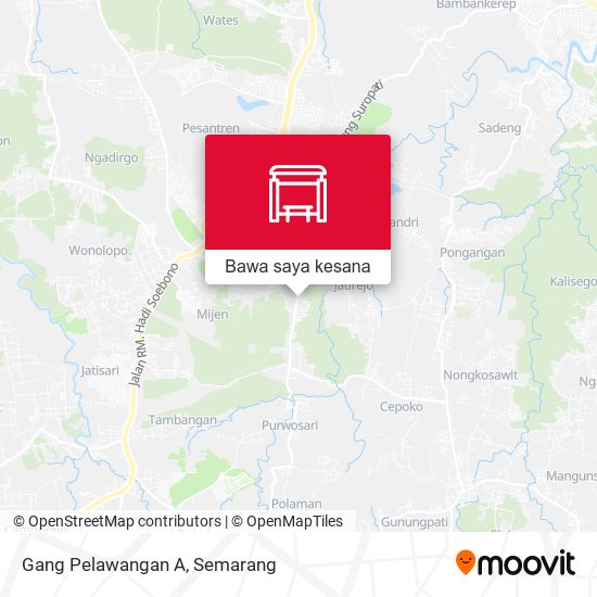 Peta Gang Pelawangan A