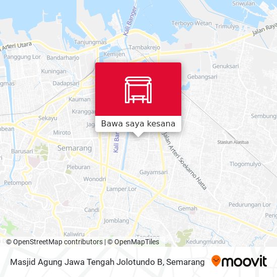 Peta Masjid Agung Jawa Tengah Jolotundo B