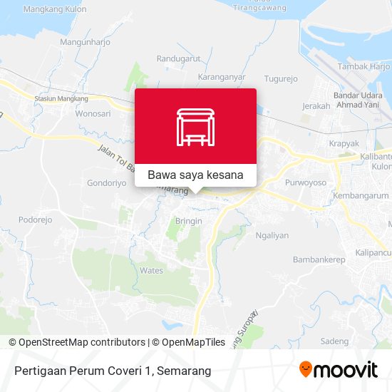 Peta Pertigaan Perum Coveri 1