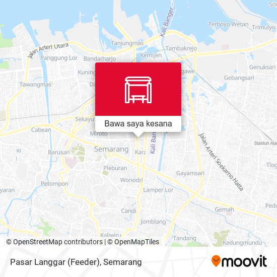 Peta Pasar Langgar (Feeder)