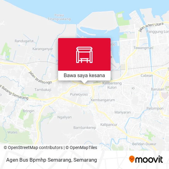 Peta Agen Bus Bpmhp Semarang