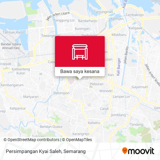 Peta Persimpangan Kyai Saleh