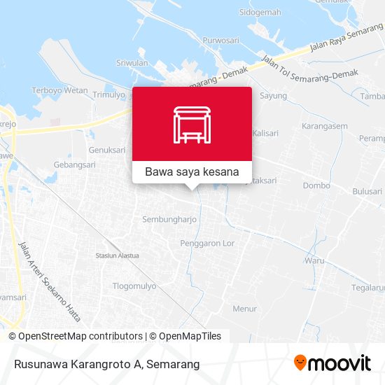 Peta Rusunawa Karangroto A