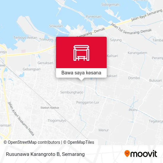 Peta Rusunawa Karangroto B