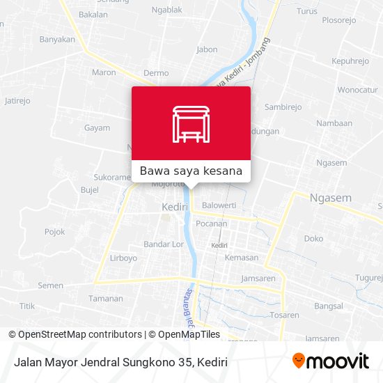 Peta Jalan Mayor Jendral Sungkono 35
