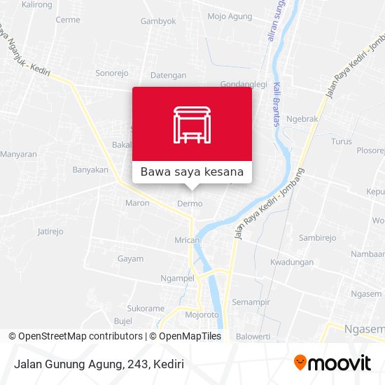 Peta Jalan Gunung Agung, 243