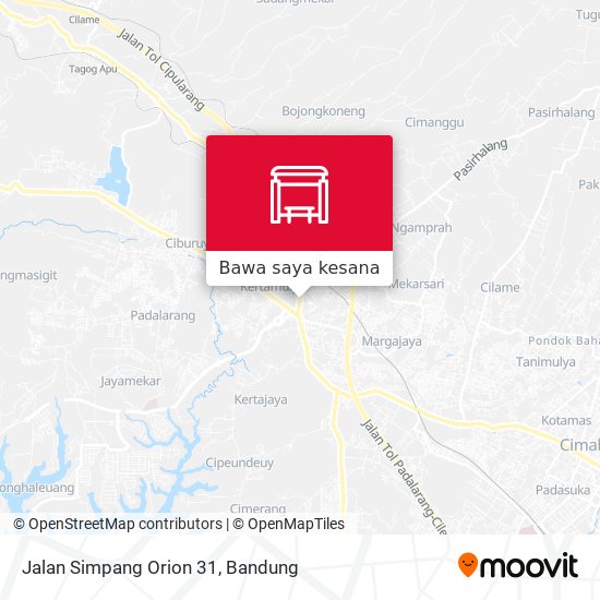 Peta Jalan Simpang Orion 31