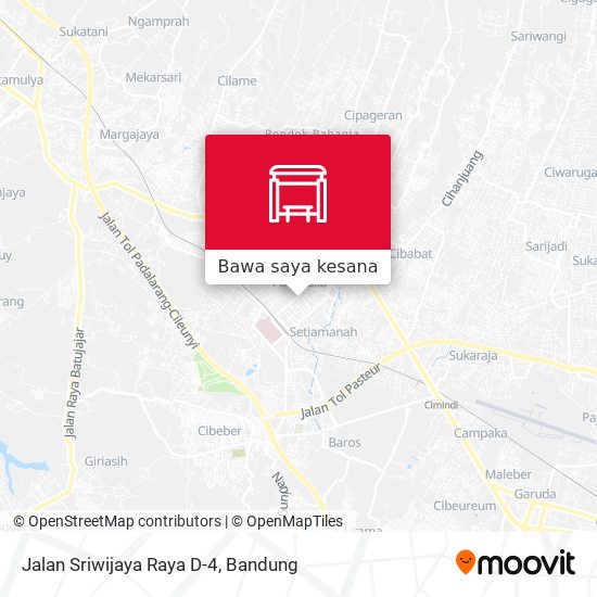 Peta Jalan Sriwijaya Raya D-4