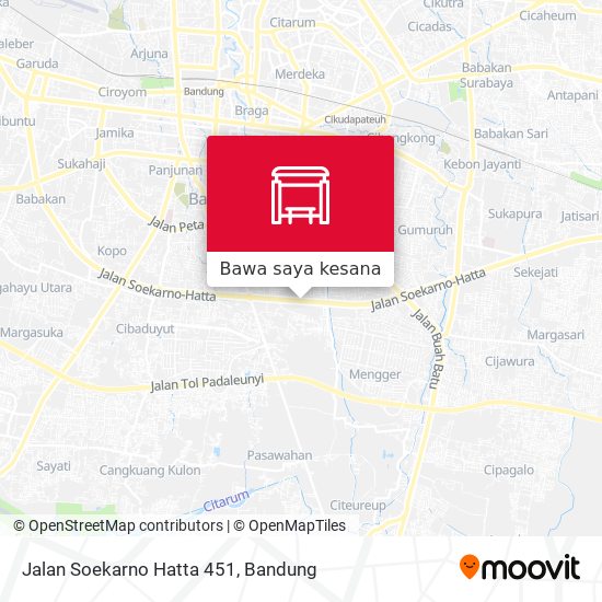Peta Jalan Soekarno Hatta 451