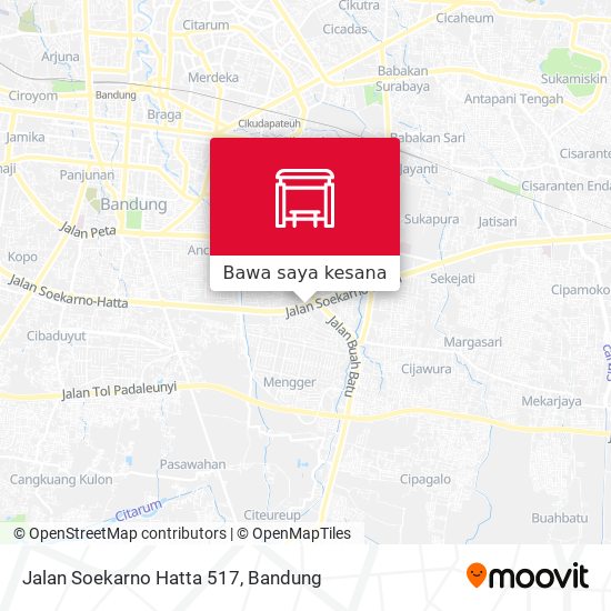 Peta Jalan Soekarno Hatta 517