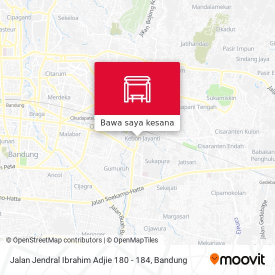 Peta Jalan Jendral Ibrahim Adjie 180 - 184