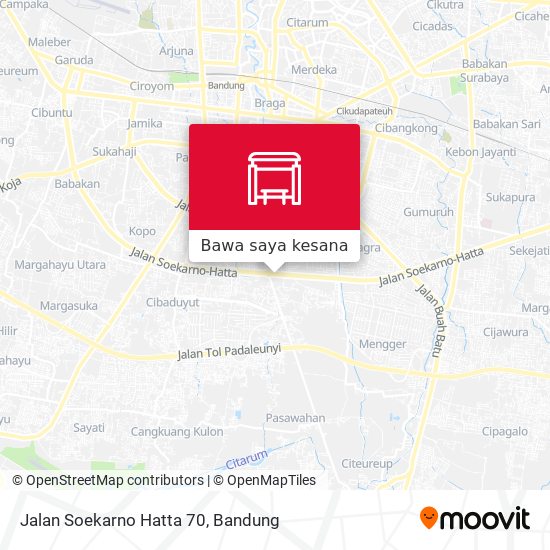 Peta Jalan Soekarno Hatta 70