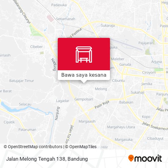 Peta Jalan Melong Tengah 138