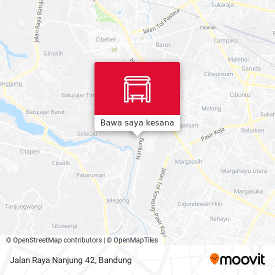 Peta Jalan Raya Nanjung 42