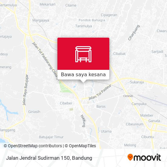 Peta Jalan Jendral Sudirman 150