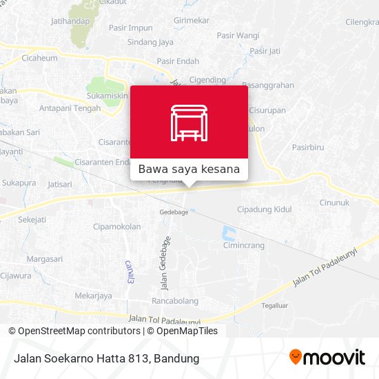 Peta Jalan Soekarno Hatta 813