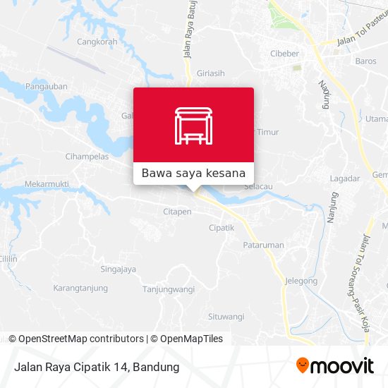 Peta Jalan Raya Cipatik 14
