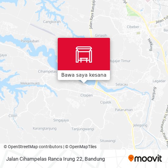 Peta Jalan Cihampelas Ranca Irung 22