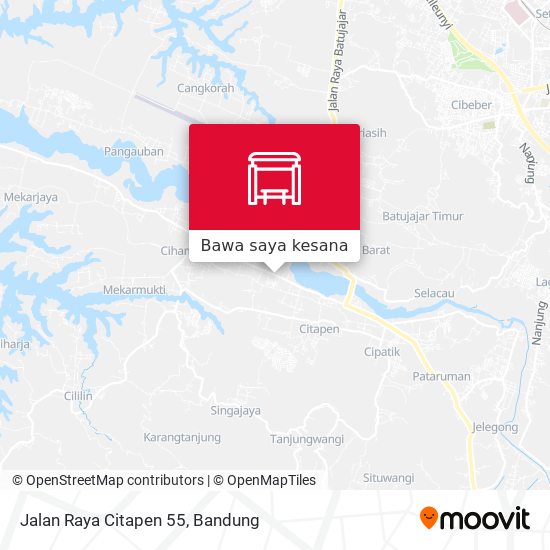 Peta Jalan Raya Citapen 55