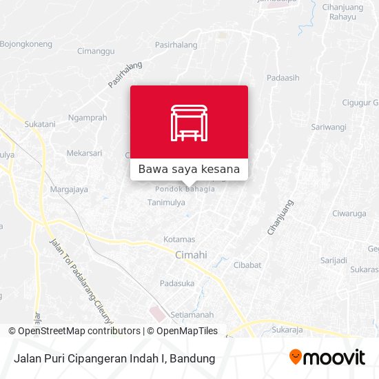 Peta Jalan Puri Cipangeran Indah I