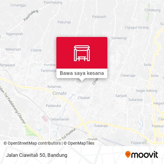 Peta Jalan Ciawitali 50