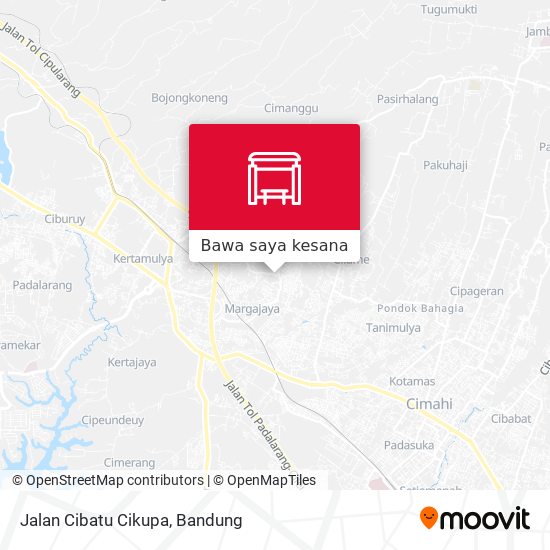 Peta Jalan Cibatu Cikupa