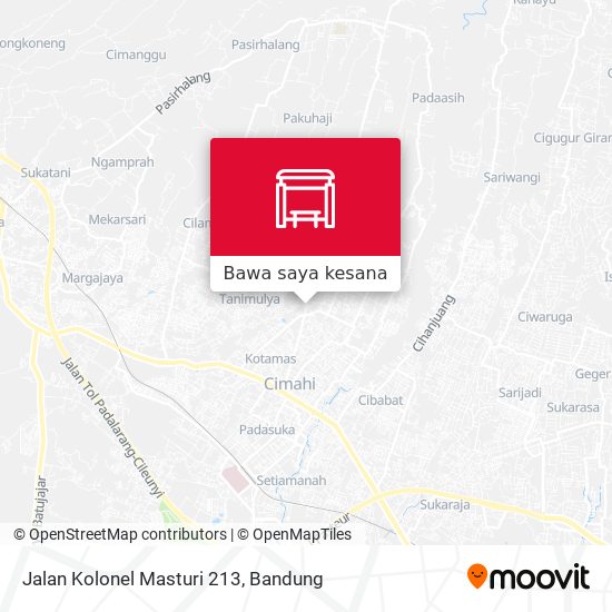 Peta Jalan Kolonel Masturi 213