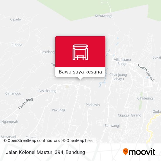 Peta Jalan Kolonel Masturi 394