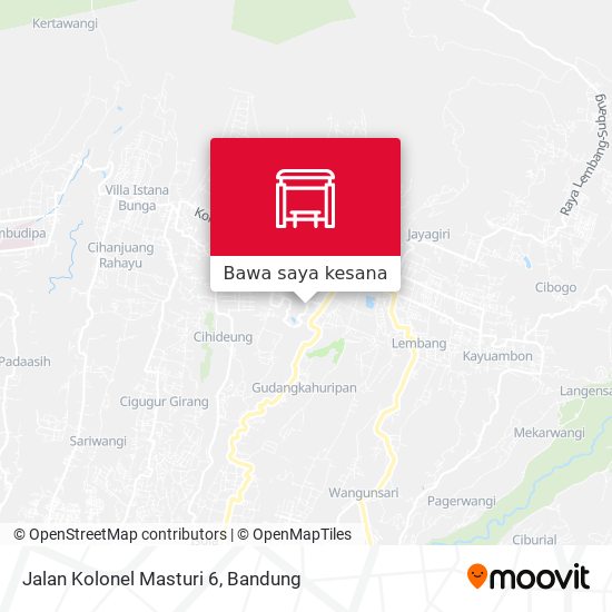 Peta Jalan Kolonel Masturi 6