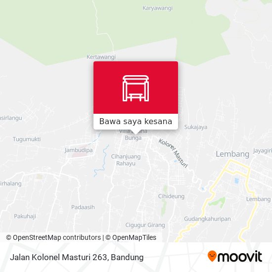 Peta Jalan Kolonel Masturi 263