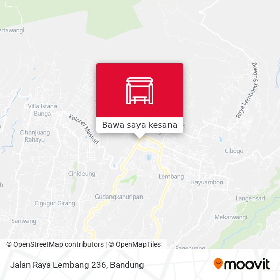 Peta Jalan Raya Lembang 236