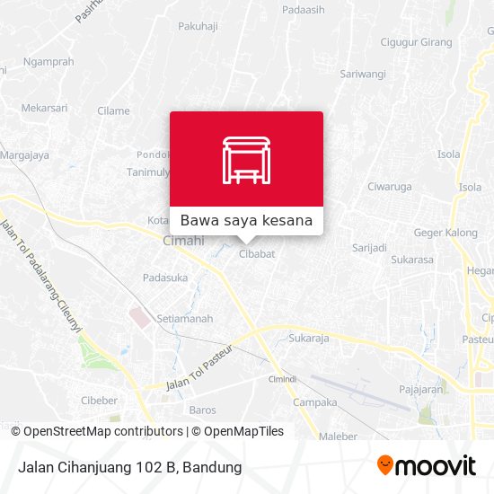 Peta Jalan Cihanjuang 102 B