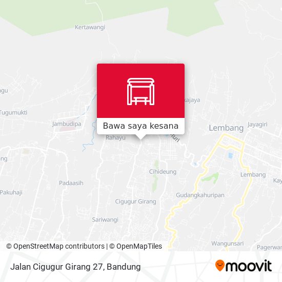 Peta Jalan Cigugur Girang 27