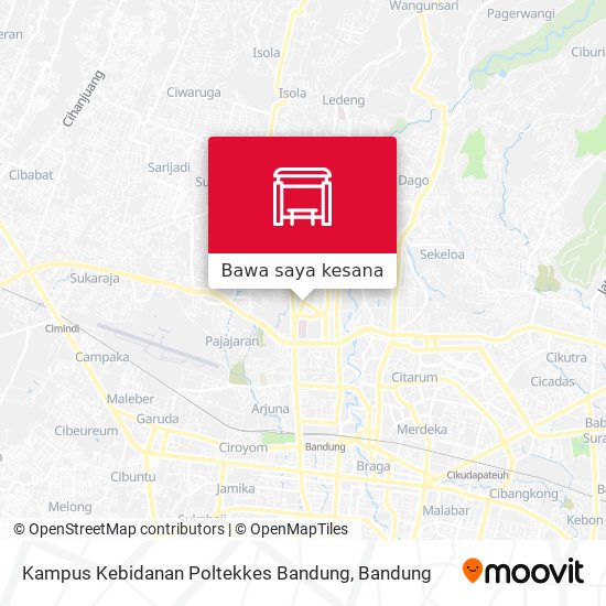 Peta Kampus Kebidanan Poltekkes Bandung