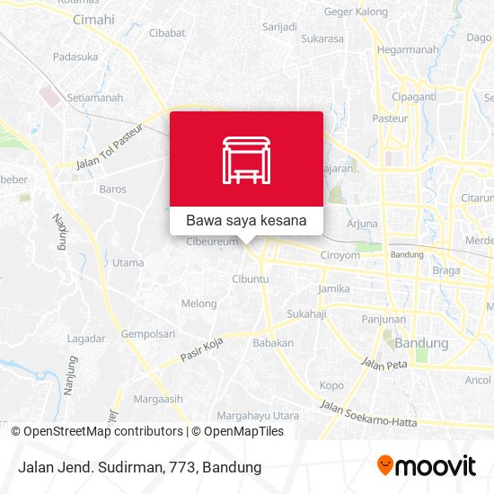 Peta Jalan Jend. Sudirman, 773