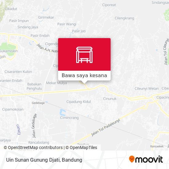 Peta Uin Sunan Gunung Djati