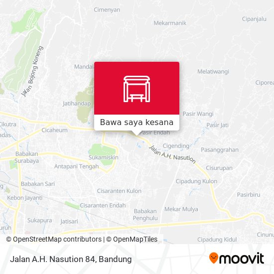 Peta Jalan A.H. Nasution 84