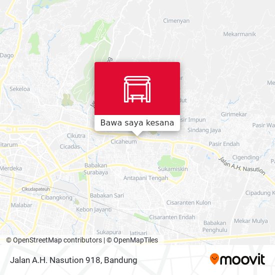Peta Jalan A.H. Nasution 918